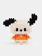Золотой детский 3D конструктор, игрушка развивающая, Hello Kitty, Kuromi, Пикачу, фигурки из аниме