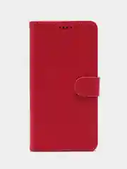 Фуксия чехол книжка для Xiaomi Redmi Note 12 Pro+ 5G, кожаный PU