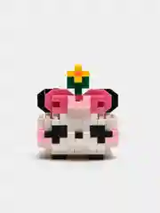 Разноцветный детский 3D конструктор, игрушка развивающая, Hello Kitty, Kuromi, Пикачу, фигурки из аниме