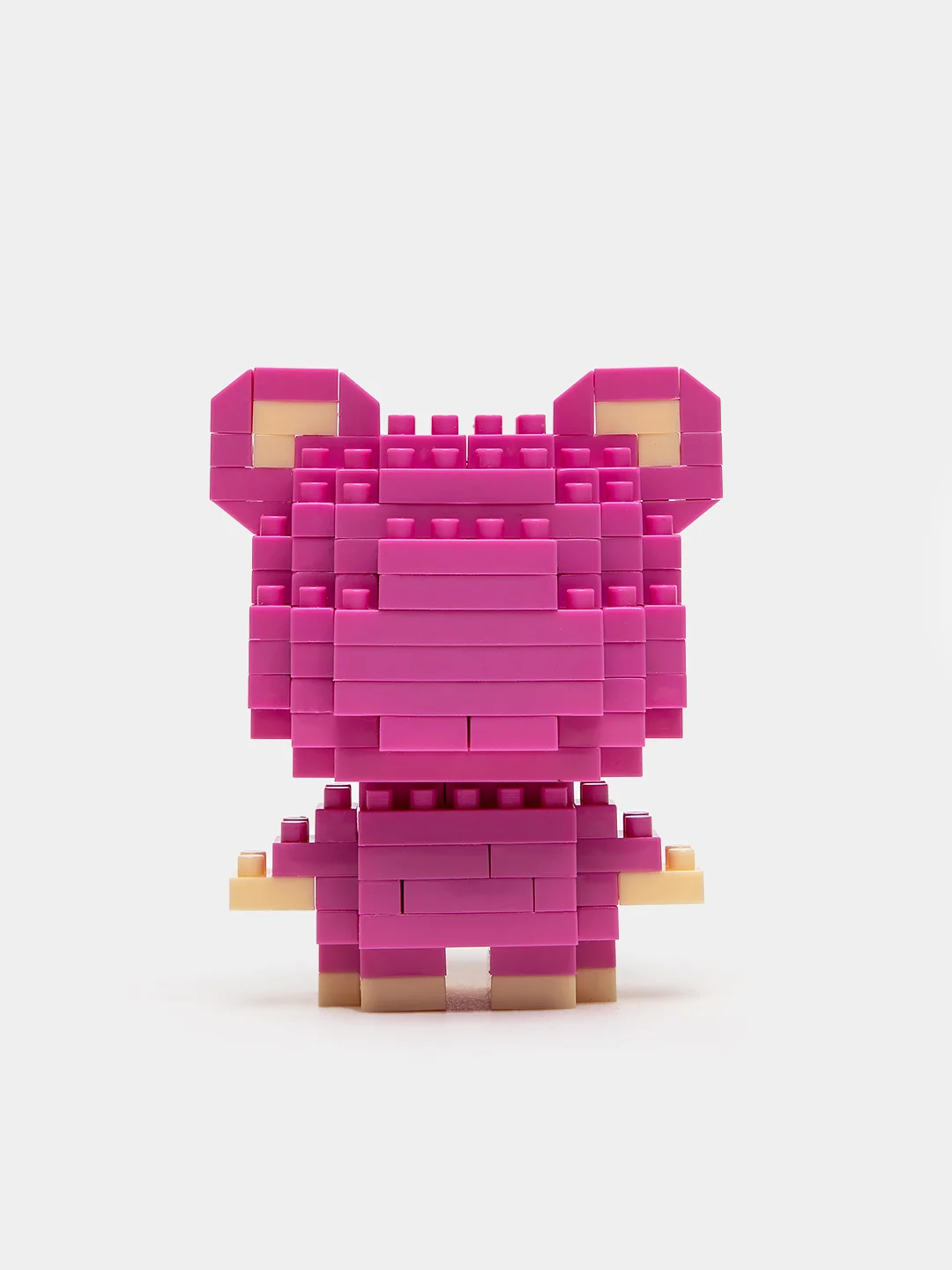 Кораллово-розовый детский 3D конструктор, игрушка развивающая, Hello Kitty, Kuromi, Пикачу, фигурки из аниме