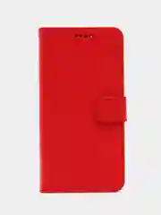 Красный чехол книжка для Xiaomi Redmi Note 12S 4G, кожаный PU