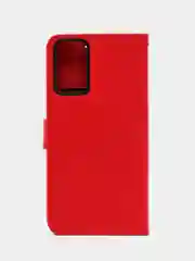 Красный чехол книжка для Xiaomi Redmi Note 12S 4G, кожаный PU