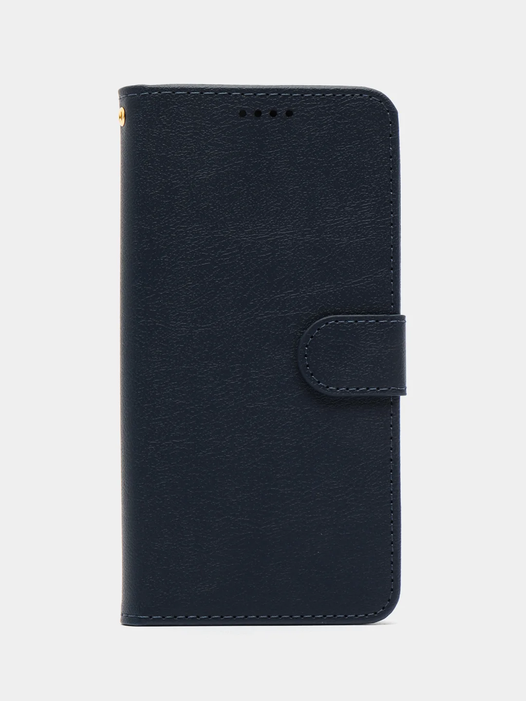 Темно-синий чехол книжка для Xiaomi Redmi Note 12S 4G, кожаный PU