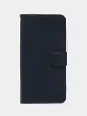 Темно-синий чехол книжка для Xiaomi Redmi Note 12S 4G, кожаный PU