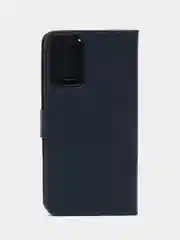 Темно-синий чехол книжка для Xiaomi Redmi Note 12S 4G, кожаный PU