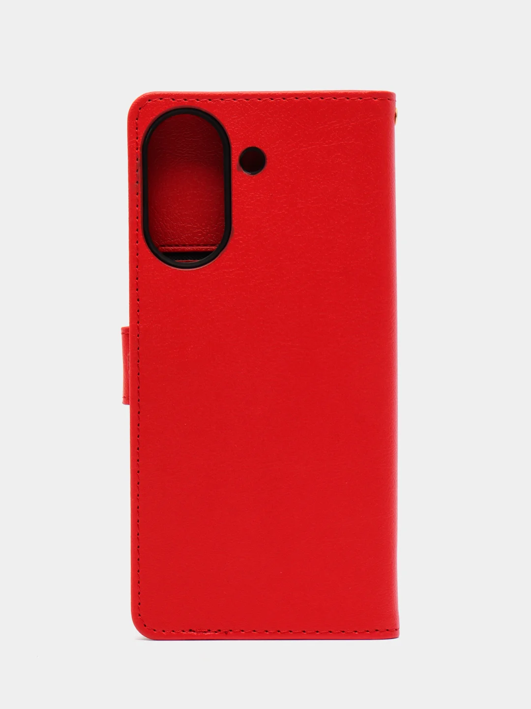 Красный чехол книжка для Xiaomi Redmi 13C 4G, кожаный PU