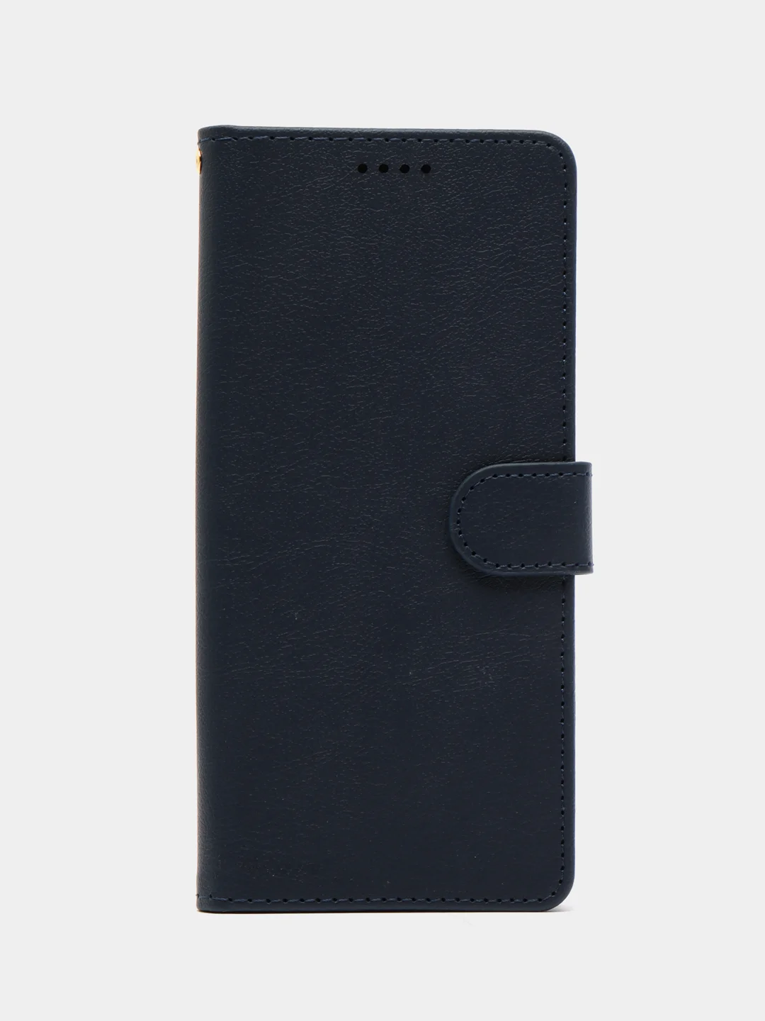 Темно-синий чехол книжка для Xiaomi Redmi 13C 4G, кожаный PU