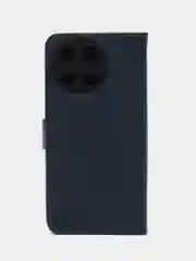 Темно-синий чехол книжка для Realme 11 4G, кожаный PU