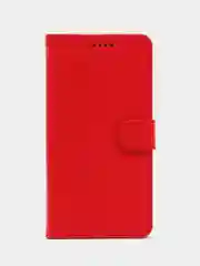 Красный чехол-книжка для Samsung Galaxy A04 4G, кожаный PU