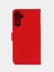 Красный чехол-книжка для Samsung Galaxy A34 5G, кожаный PU