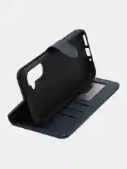 Темно-синий чехол-книжка для Samsung Galaxy A54 5G, кожаный PU