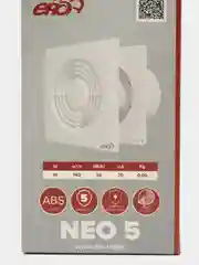 Вытяжной вентилятор 100 125 150 в кухню ванную с клапаном и москитной сеткой NEO 5 S C