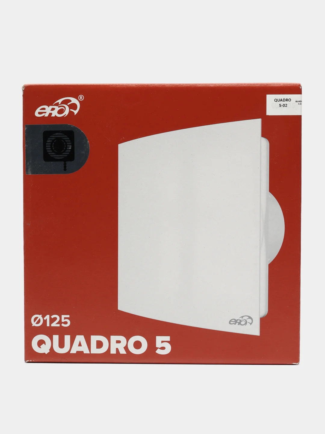 Вытяжной вентилятор 100 125 в кухню ванную туалет с выключателем QUADRO-02