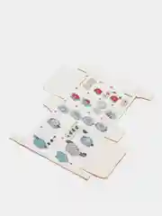 Золотой детский 3D конструктор, игрушка развивающая, Hello Kitty, Kuromi, Пикачу, фигурки из аниме