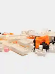 Золотой детский 3D конструктор, игрушка развивающая, Hello Kitty, Kuromi, Пикачу, фигурки из аниме