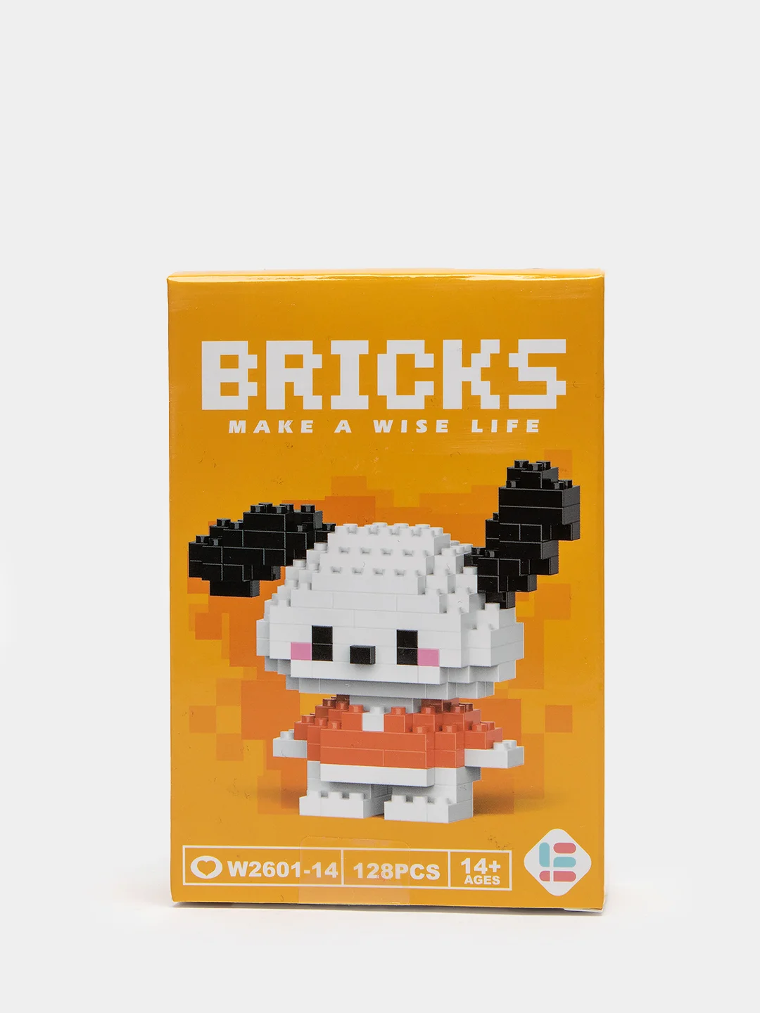 Золотой детский 3D конструктор, игрушка развивающая, Hello Kitty, Kuromi, Пикачу, фигурки из аниме