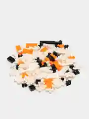 Золотой детский 3D конструктор, игрушка развивающая, Hello Kitty, Kuromi, Пикачу, фигурки из аниме