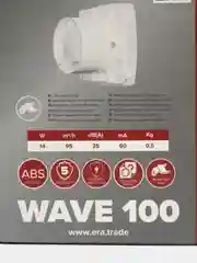 Вытяжной вентилятор ERA WAVE 100 в кухню ванную туалет D100