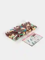 Коричневый детский 3D конструктор, игрушка развивающая, Hello Kitty, Kuromi, Пикачу, фигурки из аниме
