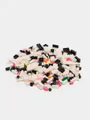 Разноцветный детский 3D конструктор, игрушка развивающая, Hello Kitty, Kuromi, Пикачу, фигурки из аниме