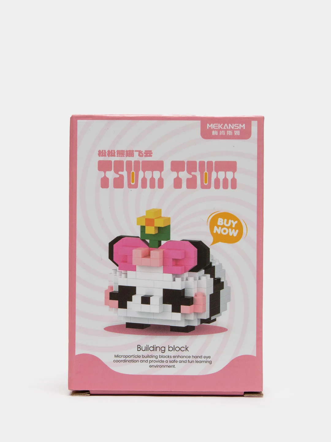 Разноцветный детский 3D конструктор, игрушка развивающая, Hello Kitty, Kuromi, Пикачу, фигурки из аниме