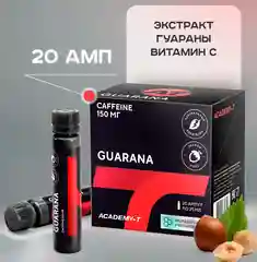 Энергетик Академия-Т Guarana, лесной орех, 20 ампул х 25 мл