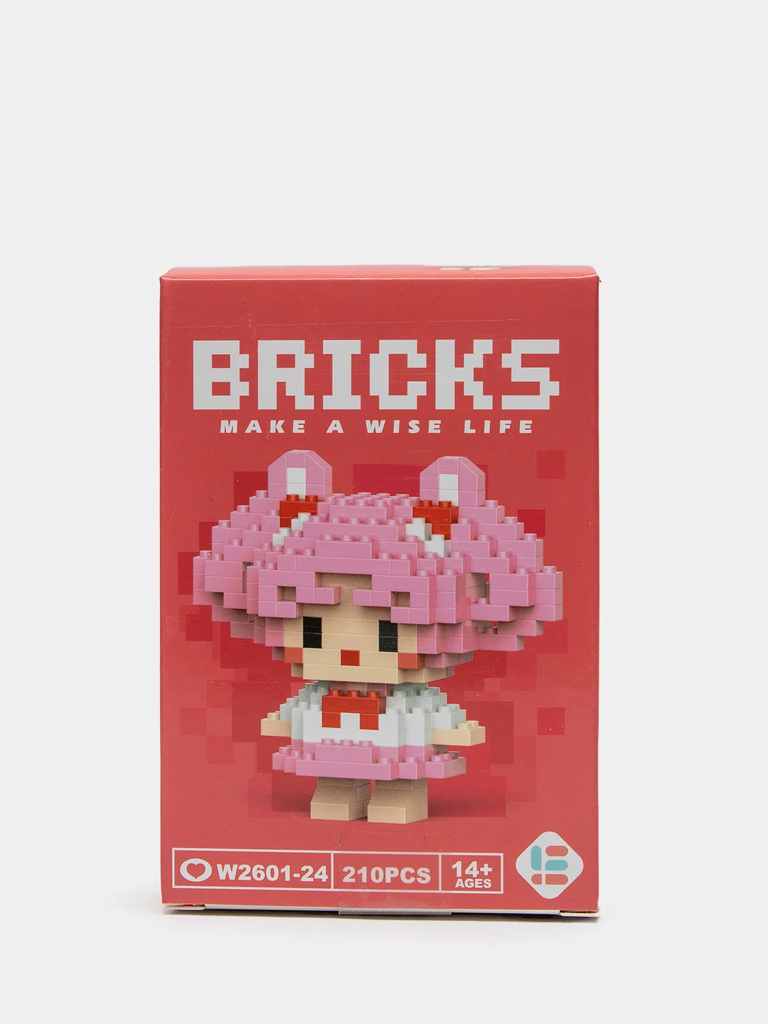 Коралловый меланж детский 3D конструктор, игрушка развивающая, Hello Kitty, Kuromi, Пикачу, фигурки из аниме