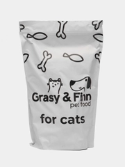 Grasy & Finn Сухой корм суперпремиум класса для котят до 1 года, Индейка, 1.5 кг