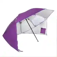 Фиолетовый пляжная палатка/ Пляжный зонт/ Зонт большой для дачи