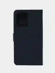 Темно-синий чехол книжка для Xiaomi Redmi Note 12 Pro+ 5G, кожаный PU