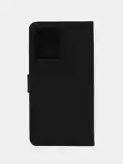 Черный чехол книжка для Xiaomi Redmi Note 12 Pro+ 5G, кожаный PU