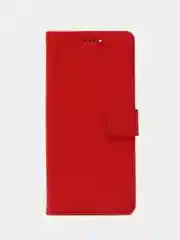 Красный чехол книжка для Xiaomi Redmi 12 4G, кожаный PU