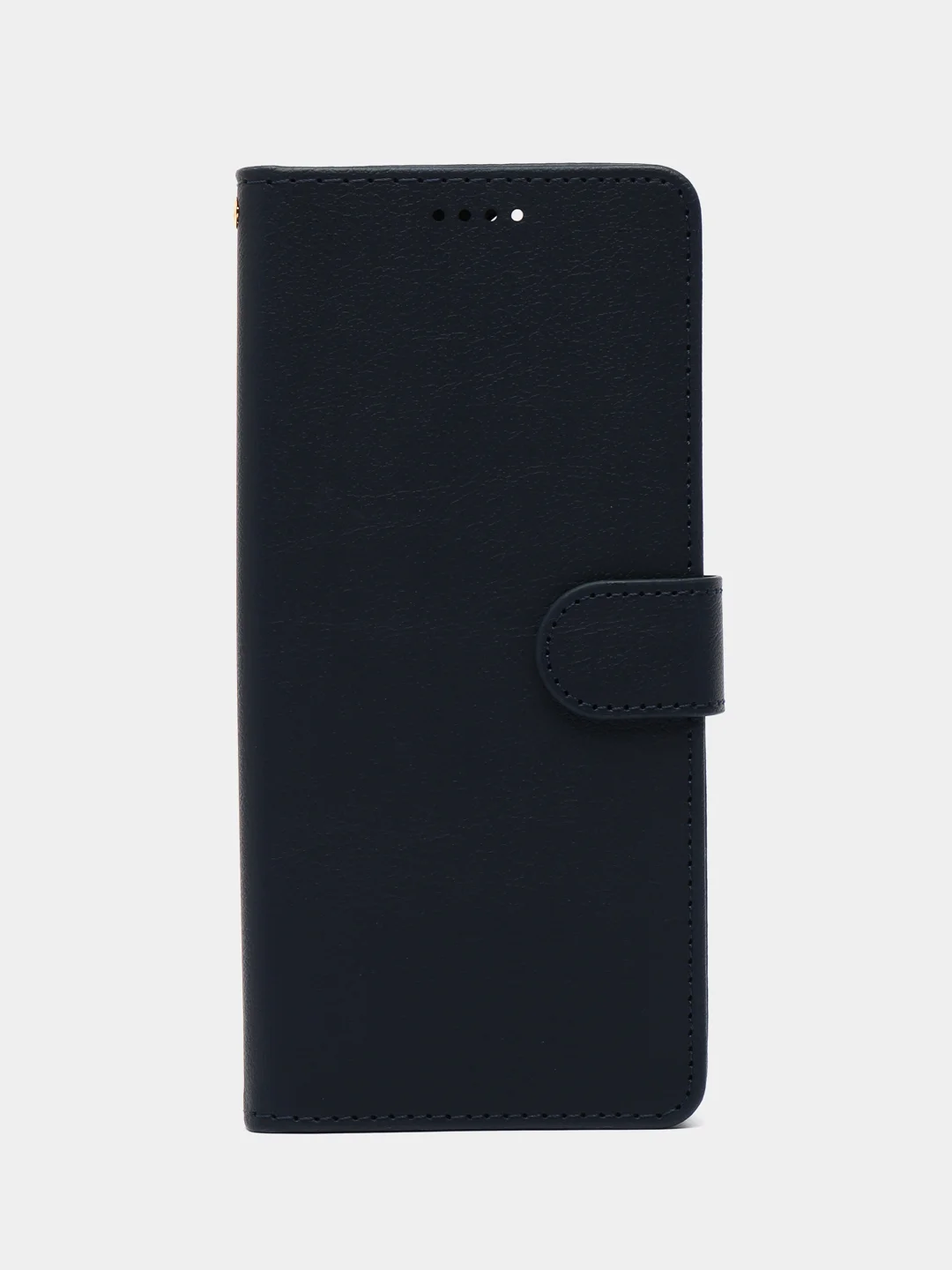 Темно-синий чехол книжка для Xiaomi Redmi 12 4G, кожаный PU
