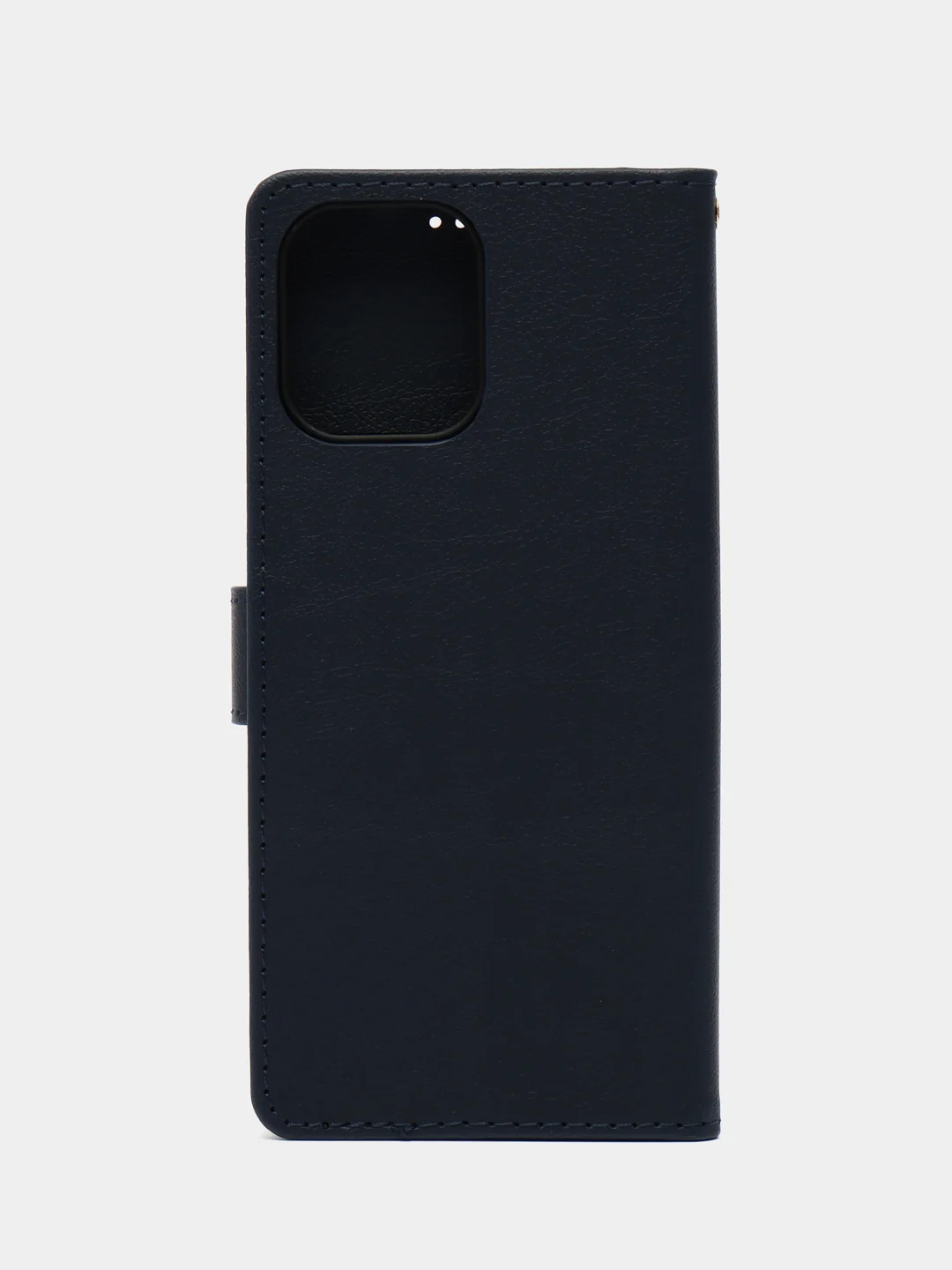 Темно-синий чехол книжка для Xiaomi Redmi 12 4G, кожаный PU