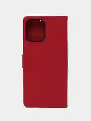 Фуксия чехол книжка для Xiaomi Redmi 12 4G, кожаный PU