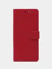 Фуксия чехол книжка для Xiaomi Redmi 12 4G, кожаный PU