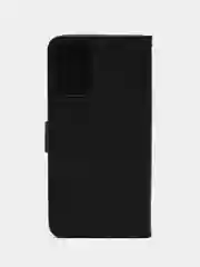 Черный чехол книжка для Xiaomi Redmi Note 12S 4G, кожаный PU