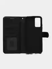 Черный чехол книжка для Xiaomi Redmi Note 12S 4G, кожаный PU