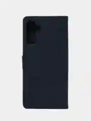 Темно-синий чехол-книжка для Samsung Galaxy A14, кожаный PU