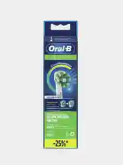 Насадки Oral-B Cross Action CleanMaximiser White, для электрической зубной щетки, 4 штуки