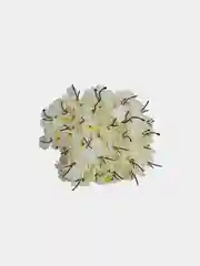 Светло-жёлтый искуственные цветы "Сакура", розовый, голубой, жёлтый, белый букет