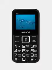 Черный кнопочный телефон Maxvi B200