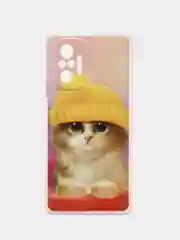 Желтый чехол на Xiaomi Redmi Note 10 Pro / Сяоми Редми Нот 10 Про прозрачный, с рисунком