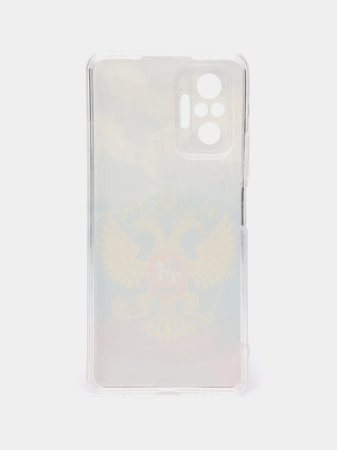 Синий чехол на Xiaomi Redmi Note 10 Pro / Сяоми Редми Нот 10 Про прозрачный, с рисунком