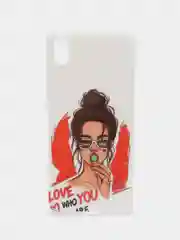Угольный чехол на Xiaomi Redmi 7A, 9A, 9C, с принтом