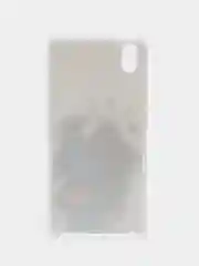 Серебряный чехол на Xiaomi Redmi 7A, 9A, 9C, с принтом
