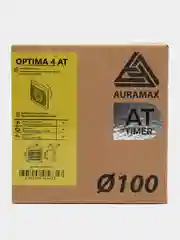 Вытяжной вентилятор 100 Auramax Optima 4 AT с таймером в кухню ванную туалет
