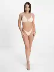 Бежевый купальник женский раздельный