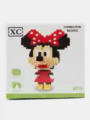 Красный конструктор 3D, развивающие мини-блоки, игрушка Melody/Куроми/Kitty/Миньон/Соник/Стич/Марвел