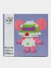 Фуксия конструктор 3D, развивающие мини-блоки, игрушка Melody/Куроми/Kitty/Миньон/Соник/Стич/Марвел